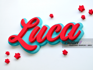 Nombres corpóreos en polyfan - Plotter7