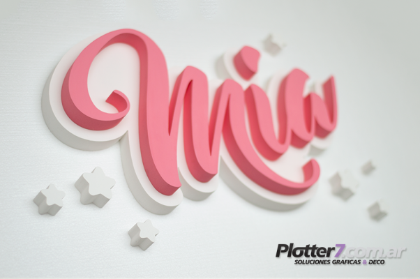 Nombres corpóreos en polyfan - Plotter7