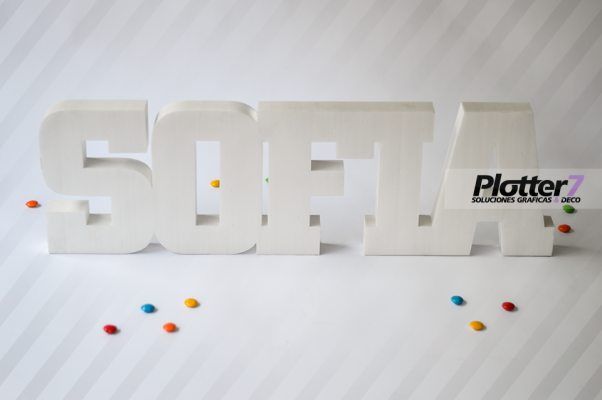 Nombres corpóreos en polyfan simples Plotter7