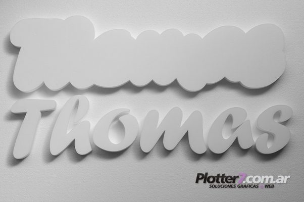 Nombres corpóreos sin pintar Plotter7