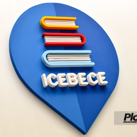 Logotipos Corpóreos con base en varios niveles y espesores | Plotter7