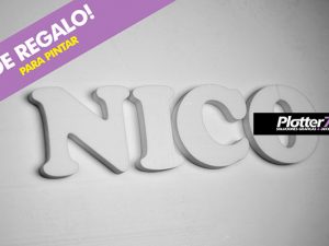 Letras huecas para rellenar con golosinas Plotter7