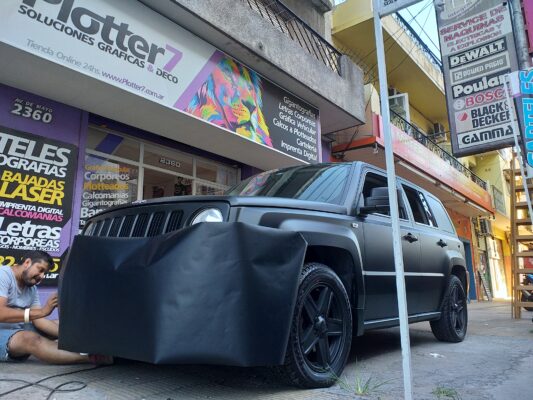 Negro mate Vehicular | Plotter7