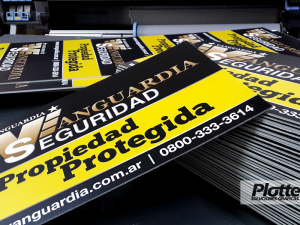 Placas Rígidas de PVC impresas para señalización y promoción | Plotter7