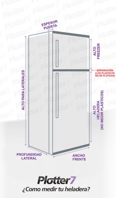 Vinilos para heladeras Plotter7