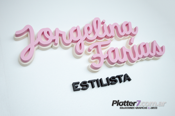 Carteles, logos y letras corpóreas | Plotter7