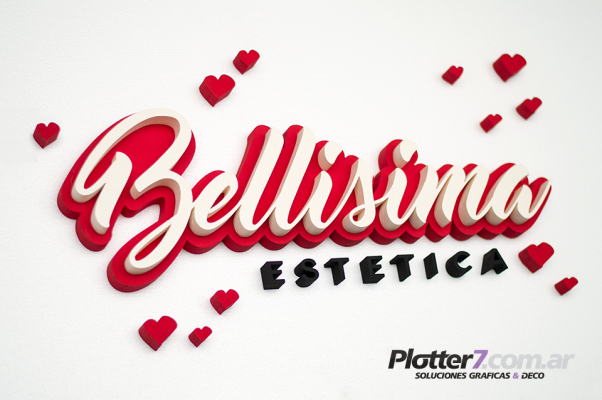 Carteles, logos y letras corpóreas | Plotter7