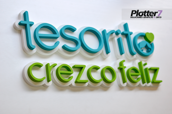 Carteles, logos y letras corpóreas | Plotter7