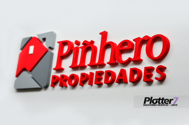 Carteles, logos y letras corpóreas | Plotter7