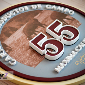 Logotipos Corpóreos con base en varios niveles y espesores | Plotter7