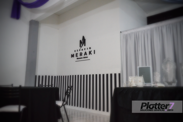 Logo corpóreo en polifan | Plotter7