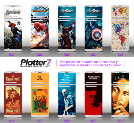 Vinilos para heladeras Plotter7