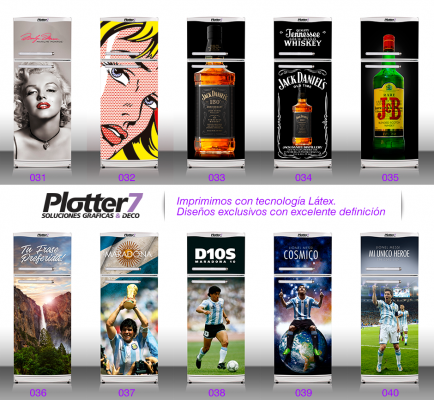 Vinilos para heladeras Plotter7