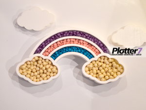 Letras huecas para rellenar con golosinas Plotter7