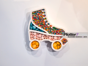 Letras huecas para rellenar con golosinas Plotter7