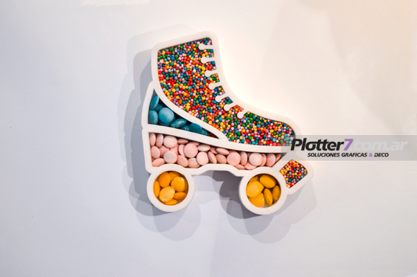 Letras huecas para rellenar con golosinas Plotter7