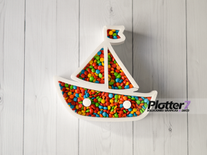 Letras huecas para rellenar con golosinas Plotter7