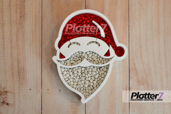 Letras huecas para rellenar con golosinas Plotter7