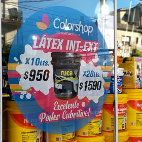 Vinilos para vidrieras y murales en vinilo impreso | Plotter7