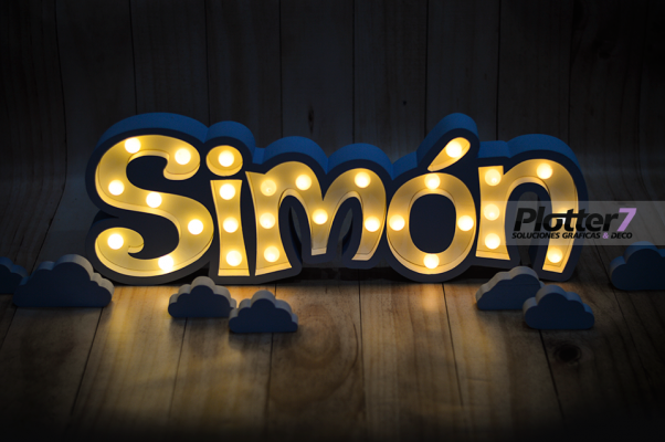 Nombres con luces | Los más lindos | Plotter7