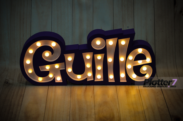 Nombres con luces | Los más lindos | Plotter7