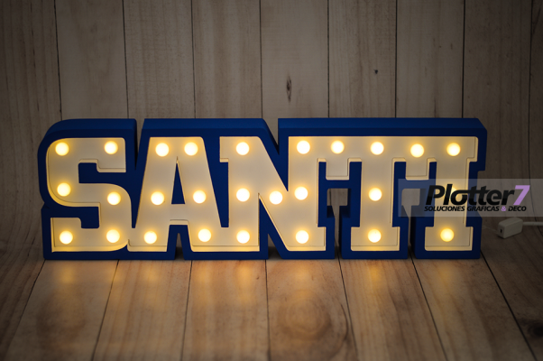 Nombres con luces | Los más lindos | Plotter7