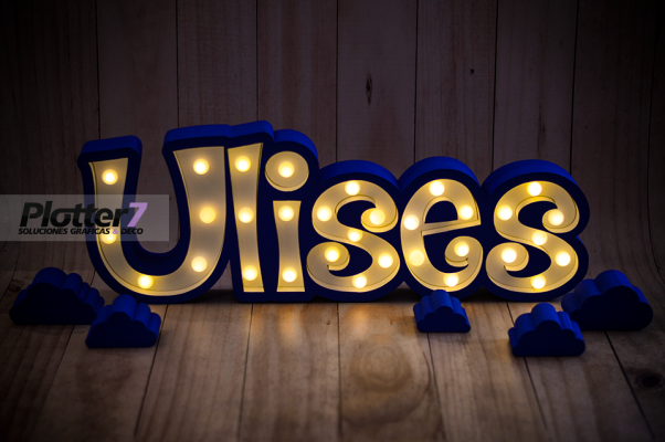 Nombres con luces | Los más lindos | Plotter7