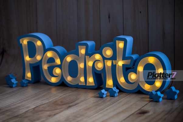 Nombres con luces | Los más lindos | Plotter7