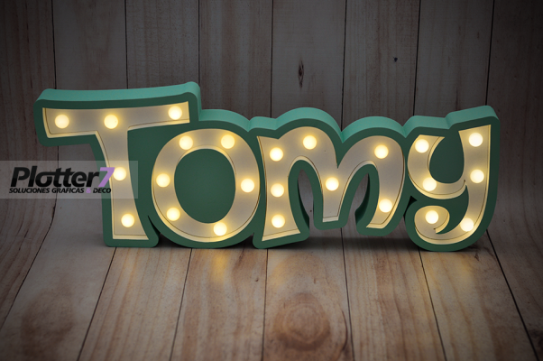 Nombres con luces | Los más lindos | Plotter7