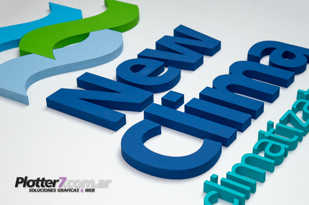 Carteles, logos y letras corpóreas | Plotter7