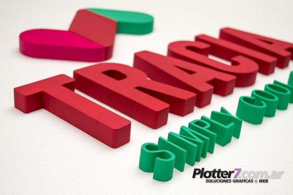 Carteles, logos y letras corpóreas | Plotter7