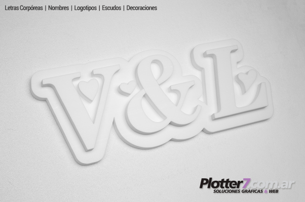 Nombres corpóreos sin pintar Plotter7