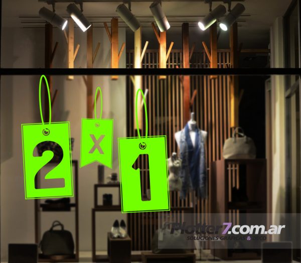 2x1 | Calcos Vidrieras | Vinilos Decorativos