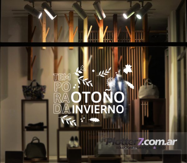 Temporada Otoño-Invierno | Calcos Vidrieras | Vinilos Decorativos