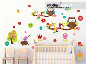 Kit DOBLE de Dibujos Infantiles | vinilos decorativos | Mod A18 | Impresión Látex HD!
