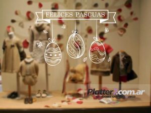 Pascuas | Vinilos para vidrieras | Tamaño Grande