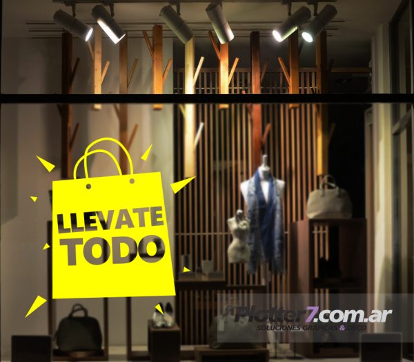 Llevate todo | Calcos Vidrieras | Vinilos Decorativos