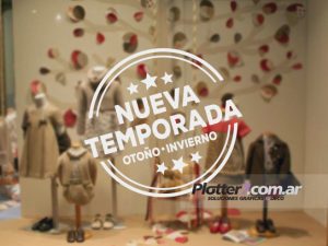 Alternative view of Nueva Temporada | Calcos Vidrieras | Vinilos Decorativos