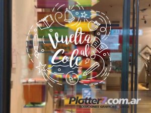 Vuelta al Cole | Vinilos para vidrieras | MEDIANO