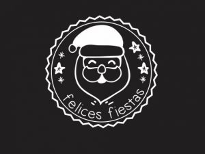 Felices Fiestas Calcomanías para vidrieras | Plotter7
