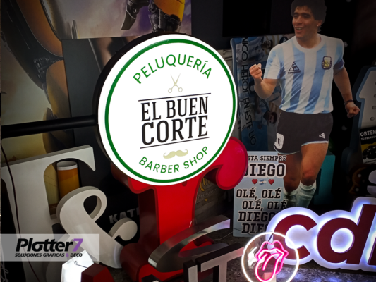 Carteles circulares Back light exterior | Plotter7