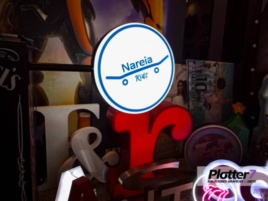 Carteles circulares Back light exterior | Plotter7