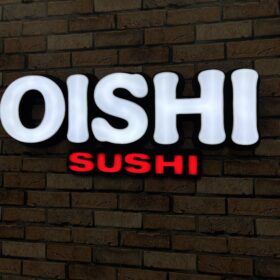 Carteles luminosos con frente de acrílico backlight | Plotter7