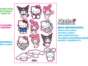 Stickers Hello Kitty autoadesivos | Plotter7