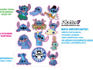 Stickers Stitch autoadesivos | Plotter7