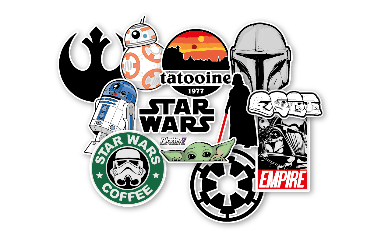 Stickers Star Wars autoadesivos | Plotter7