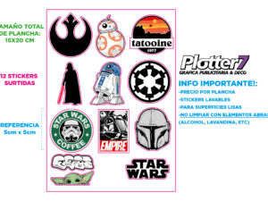Stickers Star Wars autoadesivos | Plotter7