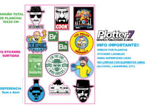 Stickers Breaking Bad autoadesivos | Plotter7