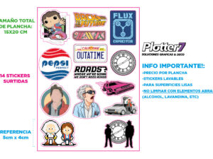 stickers Volver al futuro autoadesivos | Plotter7