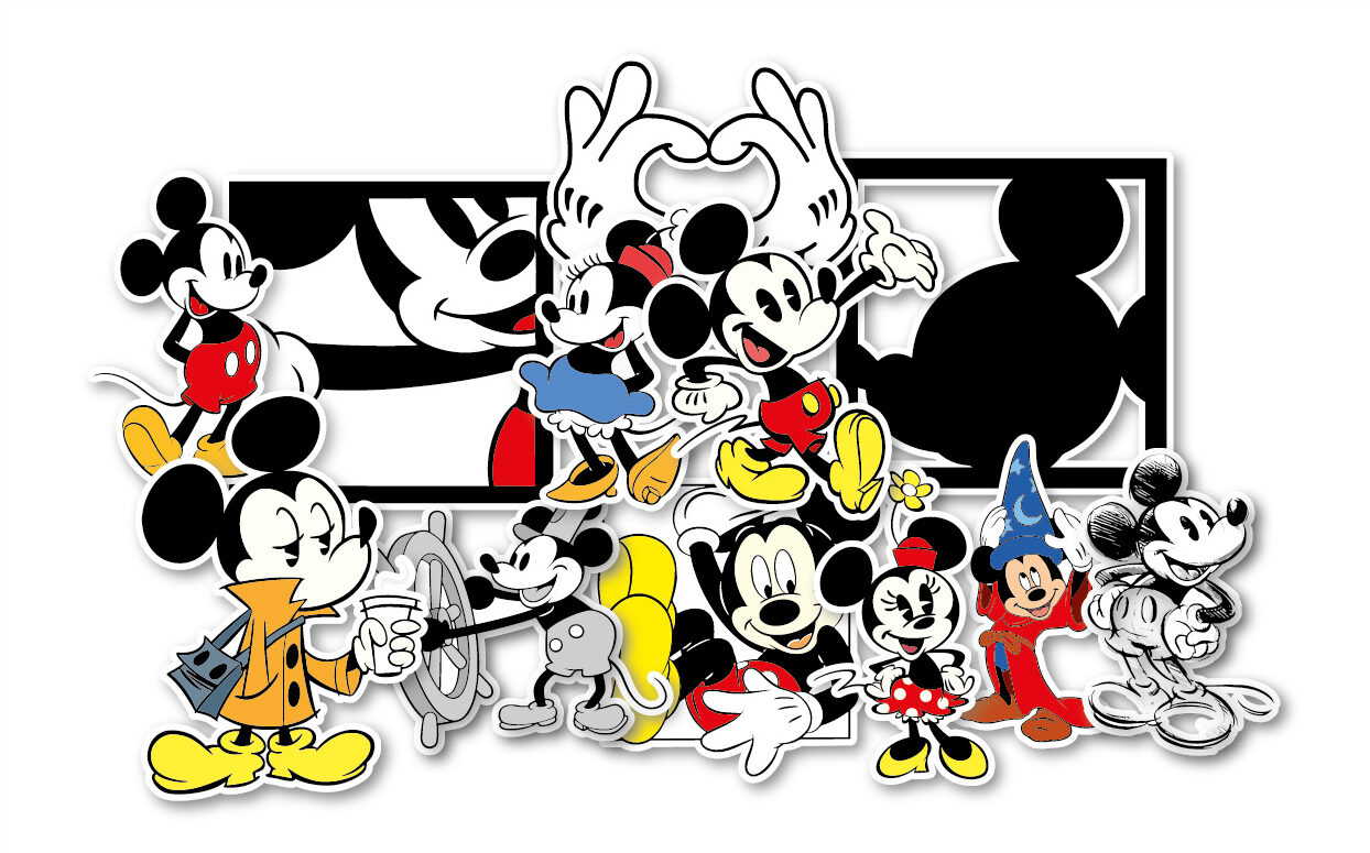 stickers Mickey Mouse autoadesivos | Plotter7